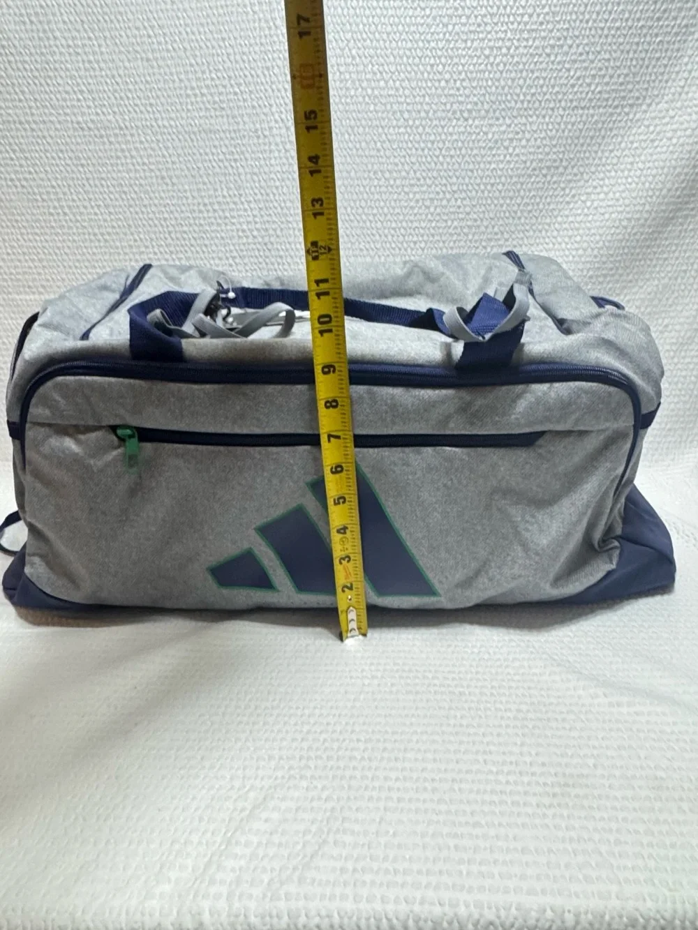 Adidas defender 5 medium navy Blue duffel bag navy blue gray